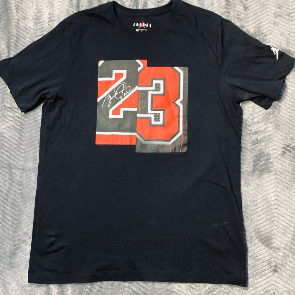 Mens Jordan Slash‎ 23 Cotton Tee Black Large